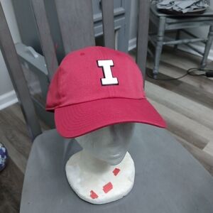 adidas Kids Red Cap with Letter I